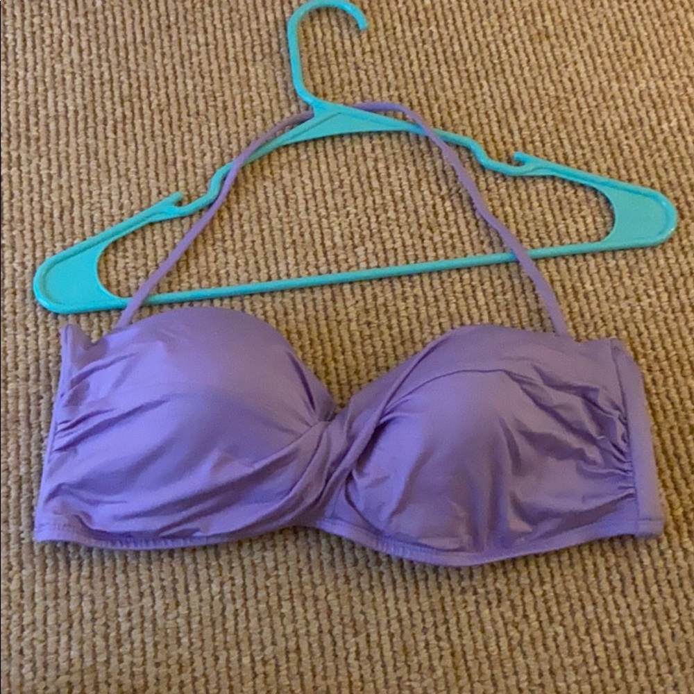 Purple Strapless Mossimo Supply Co Bikini Top